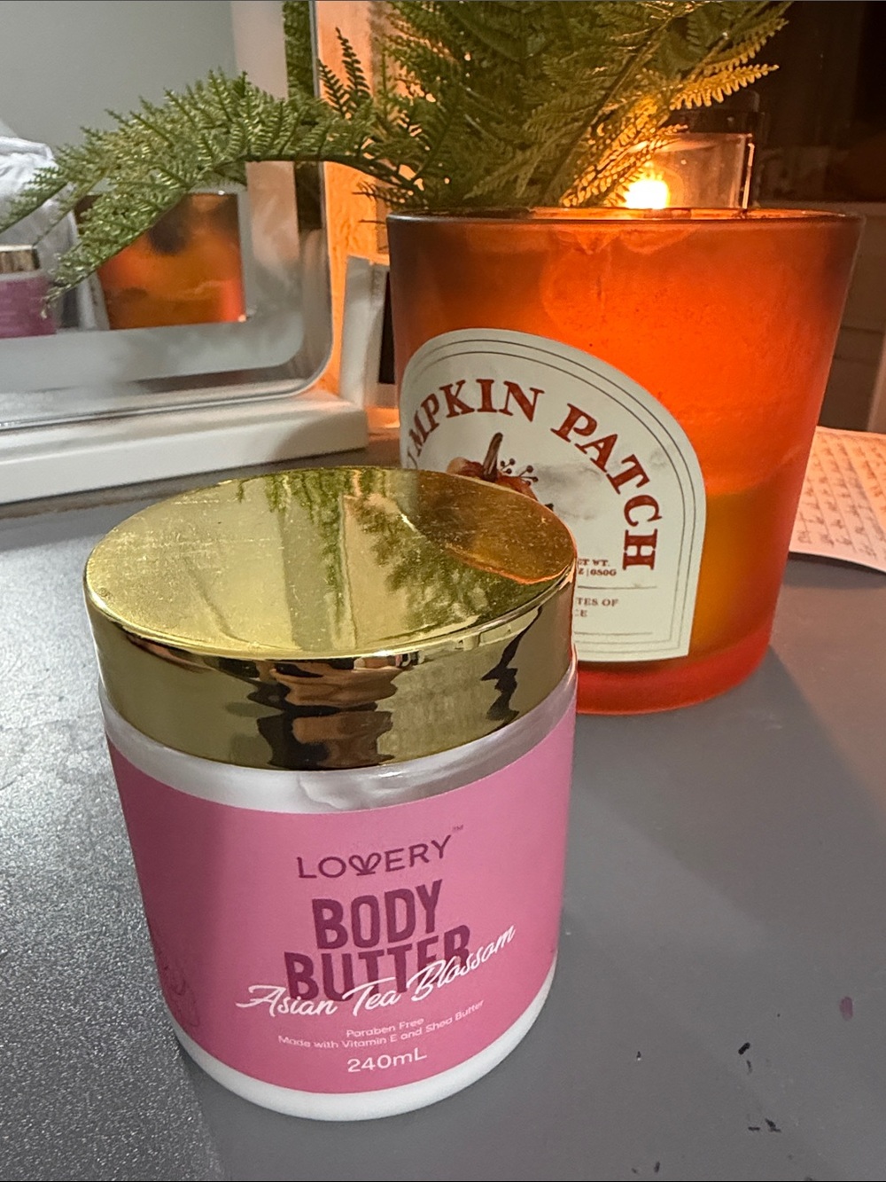 Love Pink Body Butter with Gold Lid - Asian Tea Blossom